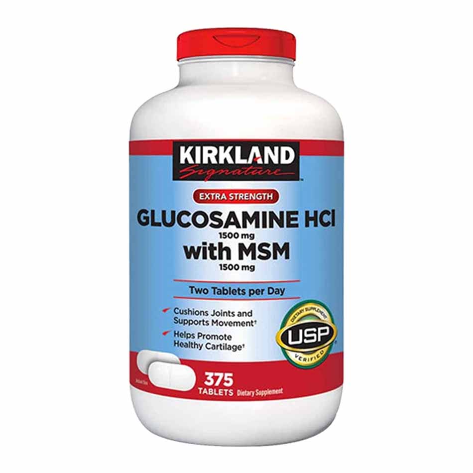 Viên uống bổ khớp Kirkland Glucosamine HCl 1500mg with MSM 1500mg